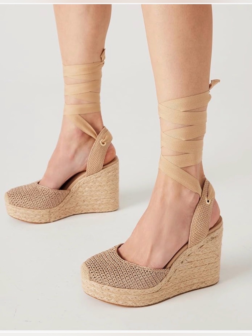 Steve Madden Locket Espadrille Wedge Sandals - Picture 9 of 9